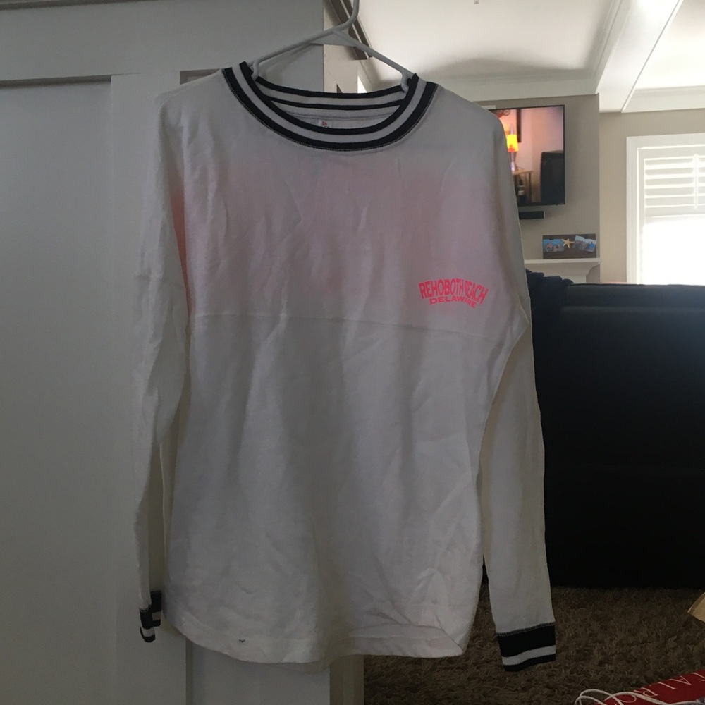 White Rehoboth Beach Long Sleeve